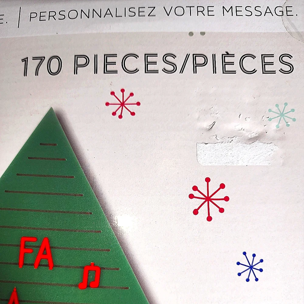 Burnes of Boston‎ 170 Character Christmas Tree Message Board 10.2